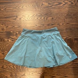 blue athletic skort